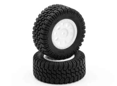 LCレーシング】L6268 DT/SC用 タイヤセット（黒ホイール）12mmHEX 2個